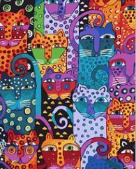 Abstract Cats Paint by Numbers