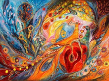 Load image into Gallery viewer, Abstract Peacocks Paint by Diamonds