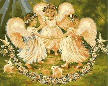 Load image into Gallery viewer, Angel Girls Paint by Numbers