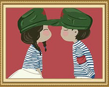 Load image into Gallery viewer, Anime Couple Paint by Numbers