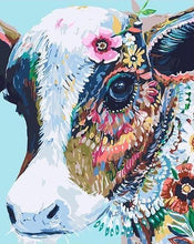 Load image into Gallery viewer, Artistic Cow Paint by Numbers
