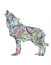 Load image into Gallery viewer, Artistic Wolf Paint by Numbers
