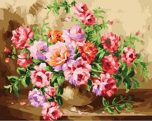 Bunch of Roses Paint by Numbers