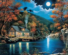 Load image into Gallery viewer, Cabin in he Woods Paint by Numbers