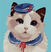 Load image into Gallery viewer, Cartoon Cat Paint by Numbers