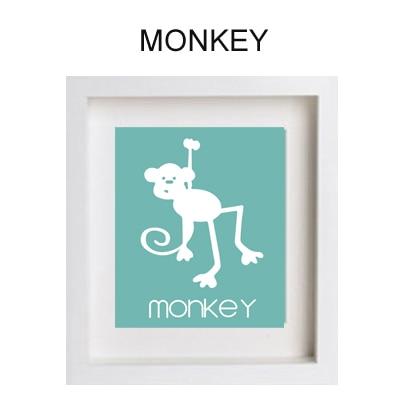 Cartoon Monkey Paint by Numbers