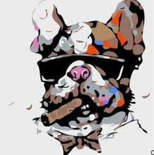 Load image into Gallery viewer, Cartoonist Bull Dog Paint by Numbers