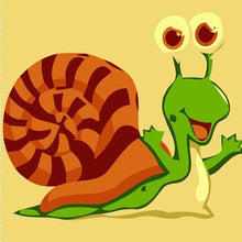 Load image into Gallery viewer, Cartoonist Snails Paint by Numbers