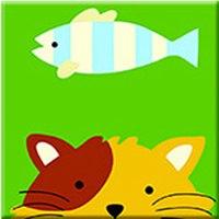 Load image into Gallery viewer, Cat & Fish Paint by Numbers