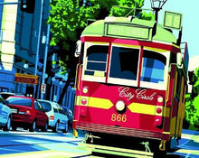 Load image into Gallery viewer, City Circle Tram Paint by Numbers