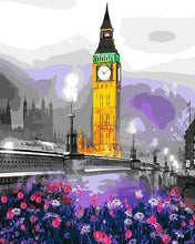 Load image into Gallery viewer, Clock Tower Paint by Numbers
