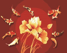Load image into Gallery viewer, Fish & Flowers Paint by Numbers