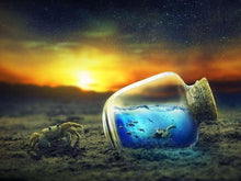 Load image into Gallery viewer, Glass Bottle Aquarium Paint by Diamonds