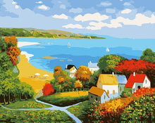 Load image into Gallery viewer, Greece Village Paint by Numbers
