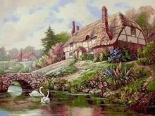 Load image into Gallery viewer, Hamlet at River Paint by Numbers
