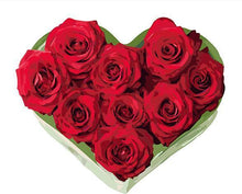 Load image into Gallery viewer, Heart of Roses Paint by Numbers
