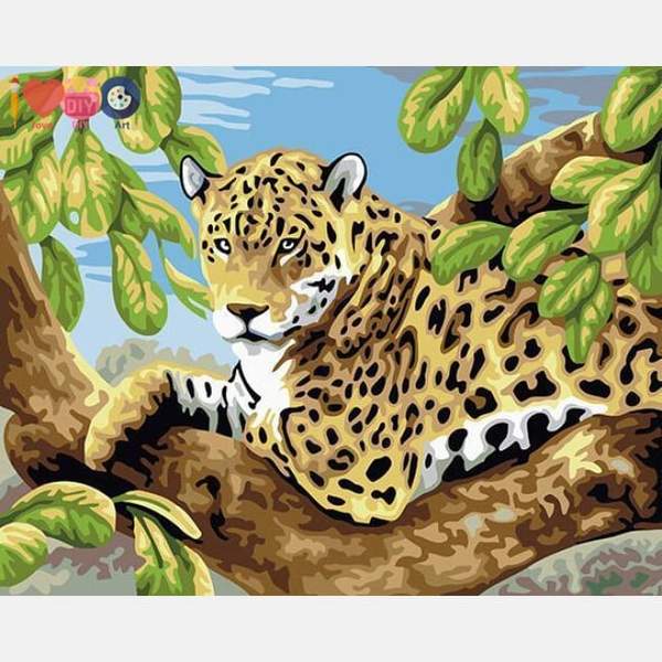 Leopard Paint by Numbers