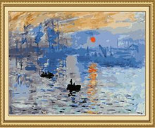 Load image into Gallery viewer, Monet's Impression Sunrise Paint by Numbers