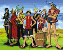 Load image into Gallery viewer, One Piece Luffys Crew Paint by Numbers