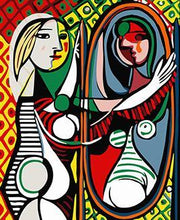 Load image into Gallery viewer, Picasso's Girl before a Mirror - Paint by Numbers Kit