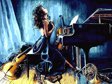 Load image into Gallery viewer, Women & Piano | Picasso Style