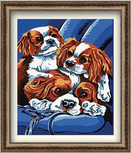 Load image into Gallery viewer, Puppies & Dog Paint by Numbers