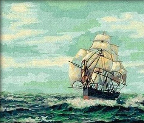 Sailing Ship Paint by Numbers