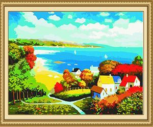 Sea View Scenery Paint by Numbers