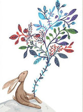Load image into Gallery viewer, Tree & Rabbit Paint by Numbers
