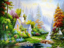 Load image into Gallery viewer, Village Landscape Paint by Numbers