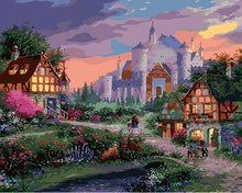Load image into Gallery viewer, Vintage Castle Paint by Numbers