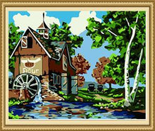 Load image into Gallery viewer, Watermill Paint by Numbers