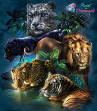 Load image into Gallery viewer, Big Cats Diamond Art
