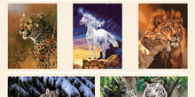 Load image into Gallery viewer, Framed Tigers, Horses, Wolves and Other Animal Paintings