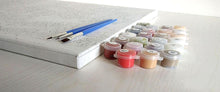 Load image into Gallery viewer, Autumn Garden and Bench Painting with Paint by Numbers Kit