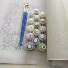 Load image into Gallery viewer, Pink White Flower DIY Painting By Numbers - A Unique Gift