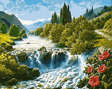 Load image into Gallery viewer, A Raging River - PBN