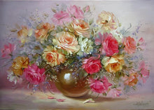 Load image into Gallery viewer, flowers paint by numbers kit for adults