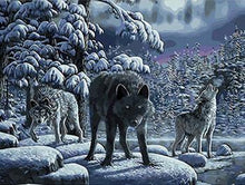 Load image into Gallery viewer, Framed Tigers, Horses, Wolves and Other Animal Paintings