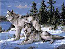 Load image into Gallery viewer, Framed Tigers, Horses, Wolves and Other Animal Paintings