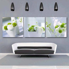 Load image into Gallery viewer, 3 Piece Flower Paintings - Paint By Number