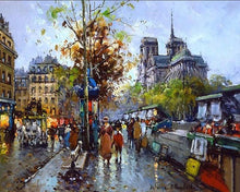 Load image into Gallery viewer, Rain in the Street DIY Painting
