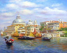 Load image into Gallery viewer, Boats Sailing in the Sea Painting - Paint by Numbers