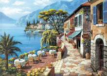 Load image into Gallery viewer, Hotel by the Sea - Paint by Numbers