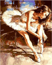 Load image into Gallery viewer, girl paint by numbers
