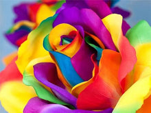 Load image into Gallery viewer, Multi-color Rose - Paint with Diamonds