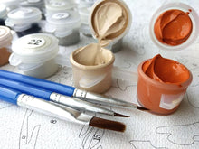 Load image into Gallery viewer, Wonderful Painting by Numbers Kit - Flowers and a Bird