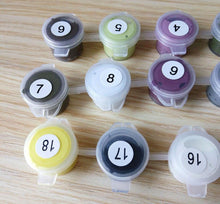 Load image into Gallery viewer, Wonderful Painting by Numbers Kit - Flowers and a Bird