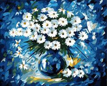 Load image into Gallery viewer, Framed Flower Paintings to be Painted by YOU - Paint by Numbers