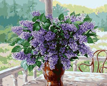 Load image into Gallery viewer, Framed Flower Paintings to be Painted by YOU - Paint by Numbers